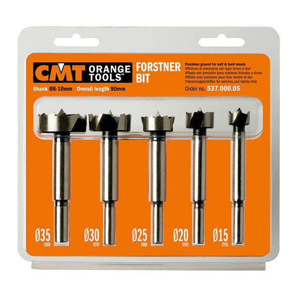 CMT Metric Forstner Bits - Set of 5
