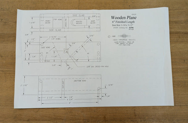 Hock Krenov-style Wooden Plane Plans