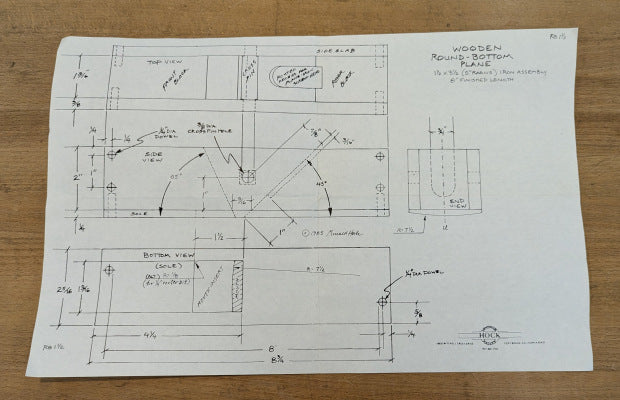 122567: Hock Krenov-style Wooden Plane Plans