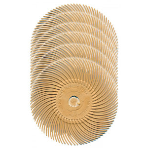 128677: Foredom 3 inch Radial Bristle Brush - Pack of 6
