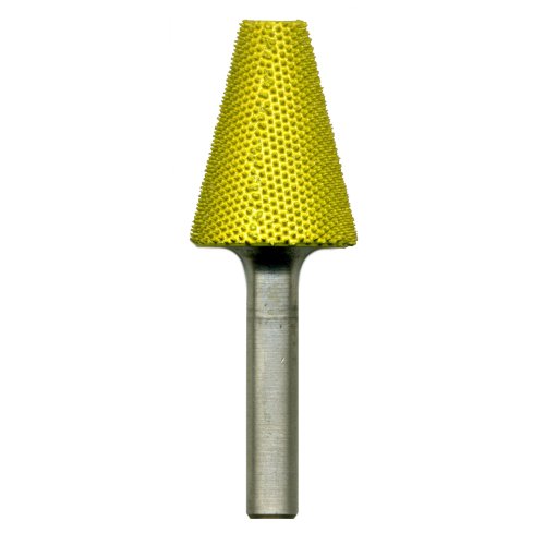 136326: Smooth End Taper Saburr Tooth Carbide Burrs - 1/4 inch Shank