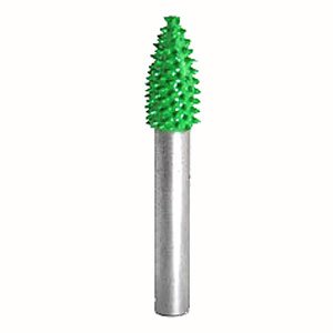 136416: Flame Saburr Tooth Carbide Burrs - 1/4 inch Shank