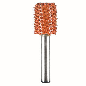 136506: Cylinder Saburr Tooth Carbide Burrs - 1/4 inch Shank