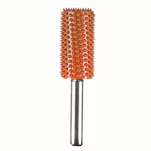 136507: Cylinder Saburr Tooth Carbide Burrs - 1/4 inch Shank