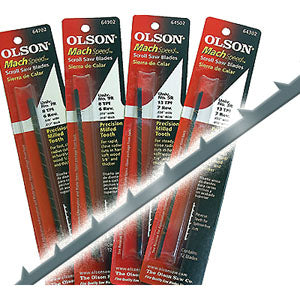 Olson Mach Speed Scroll Saw Blades - Pack of 12