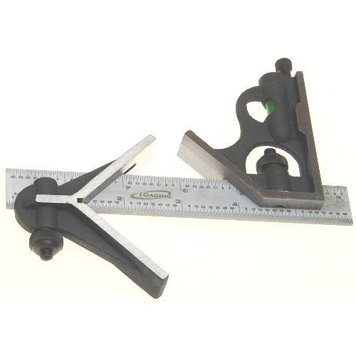 Precision Combination Square with Center Head - 6 inch