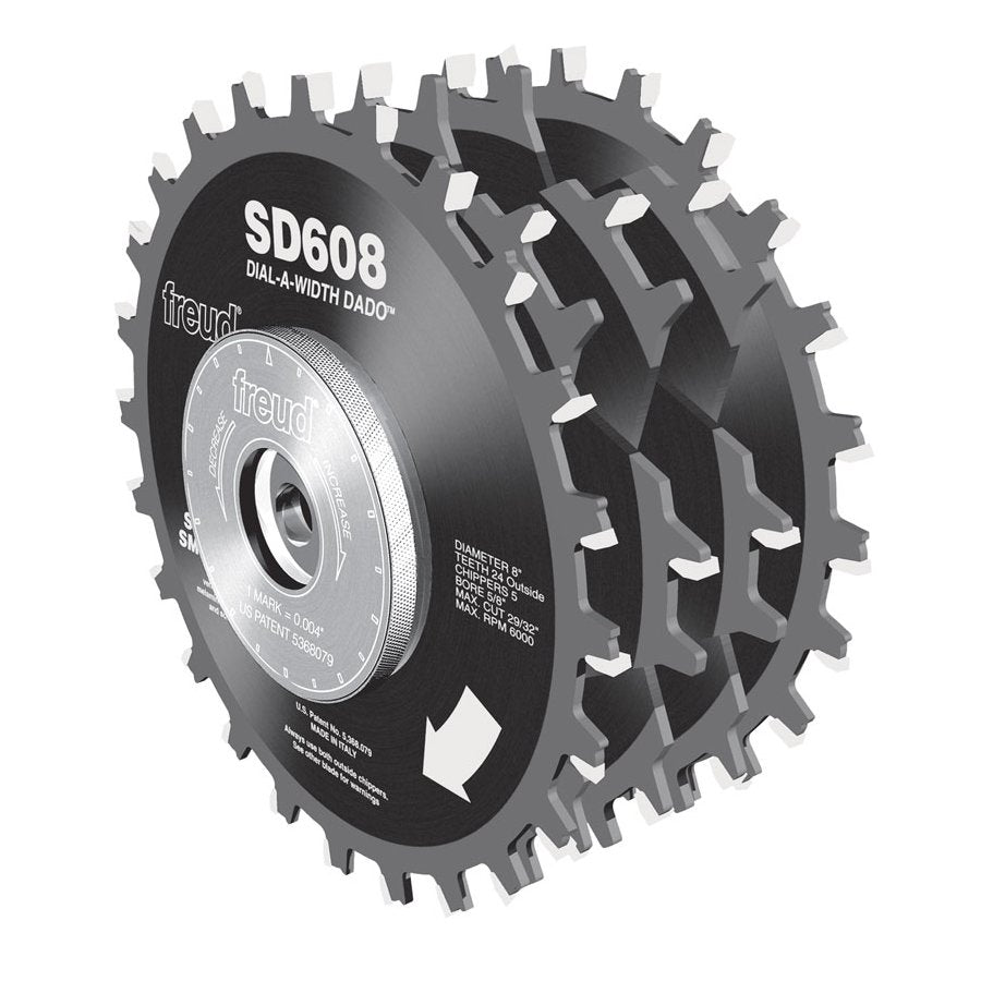 Freud Dial-A-Width Dado - 8 inch SD608