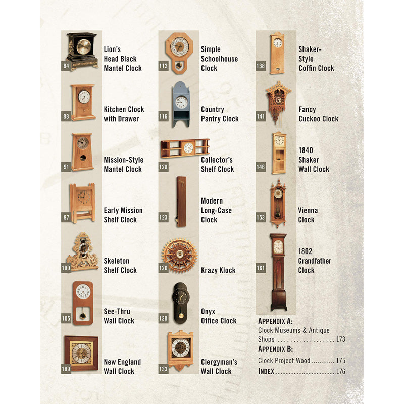 The Complete Guide to Making Wooden Clocks - 3rd Edition