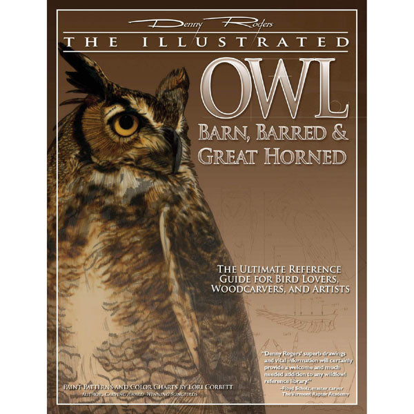 The Illustrated Owl - Barn Barred & Great Horned