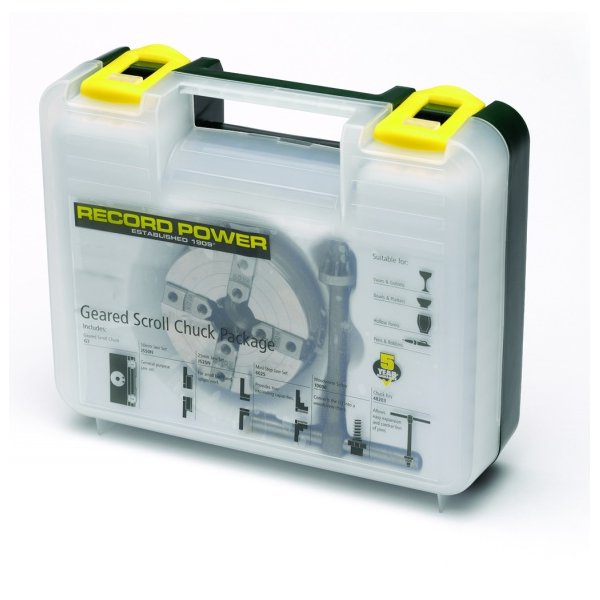 Record Power SC3 Geared Scroll Chuck