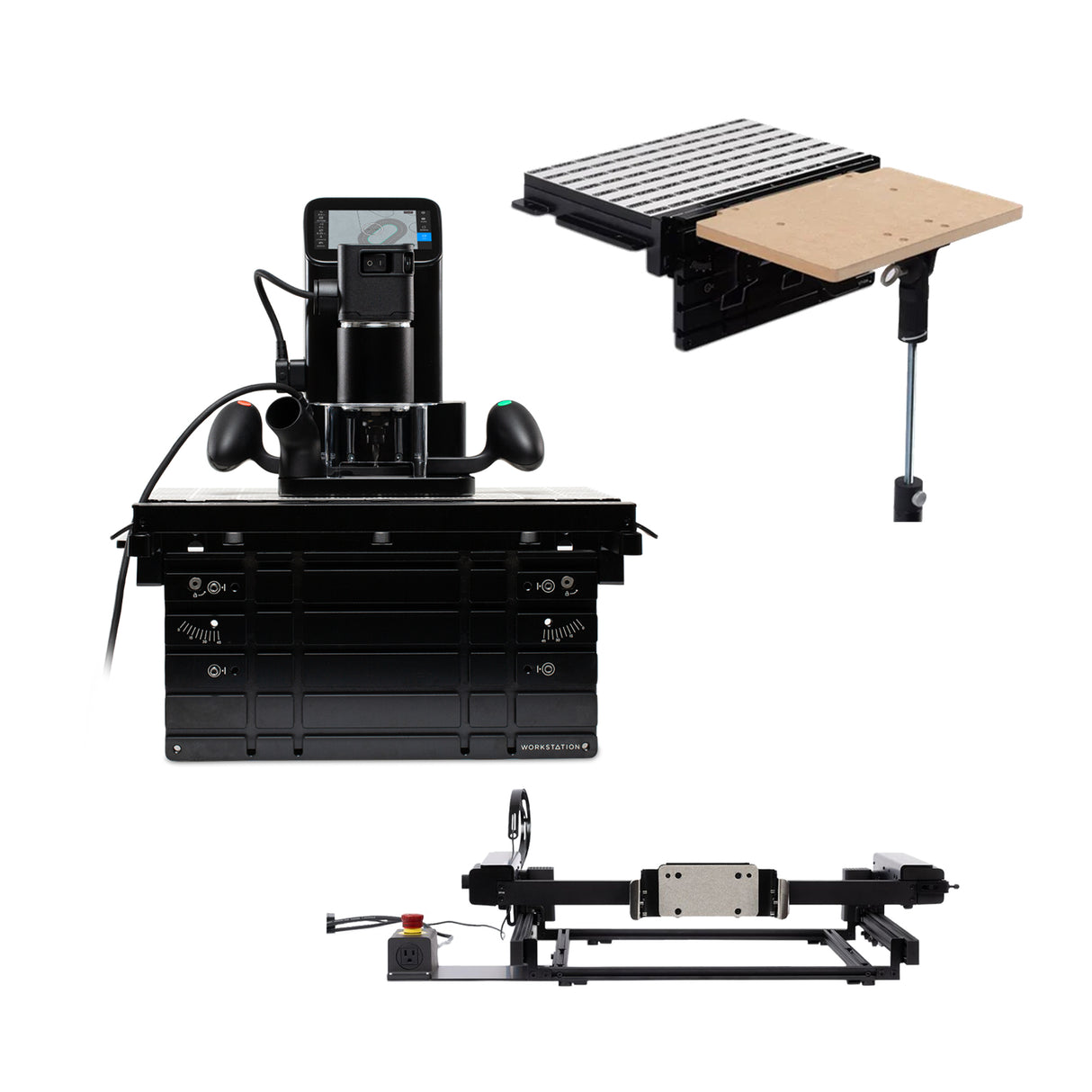 Shaper Origin, Workstation, Bench Pilot, and Shelf Upgrade Kit