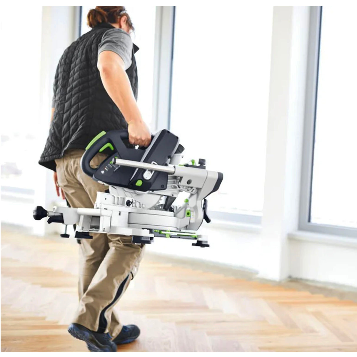 Festool KSC 60 Cordless Compound Miter Saw + 8Ah Energy Set Combo