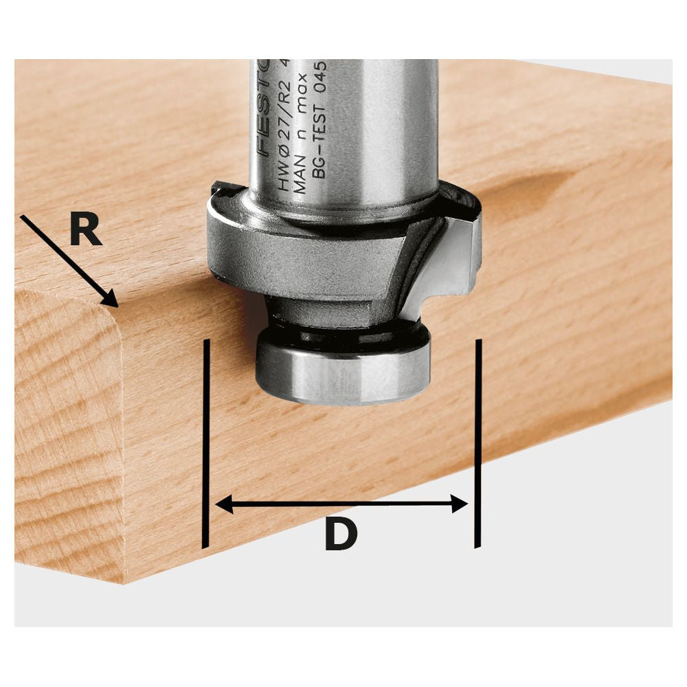 Festool Roundover Router Bits - Hollow Shank