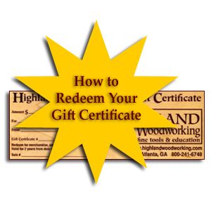 REDEEM: How to Redeem Your Gift Certificate