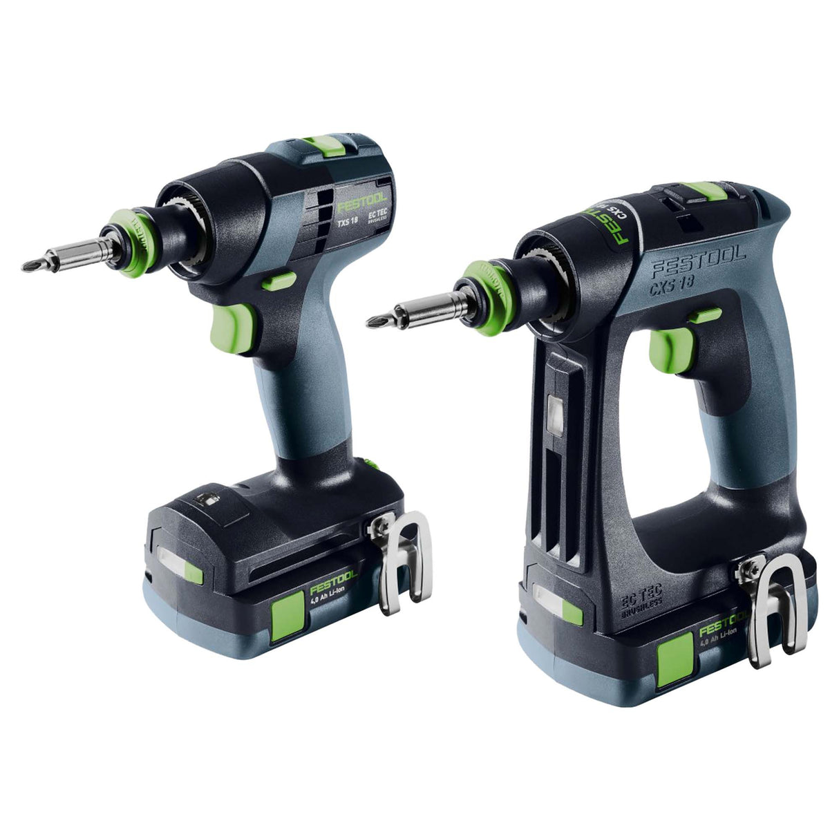 Festool CXS 18 and TXS 18 Li-Ion Cordless Drills