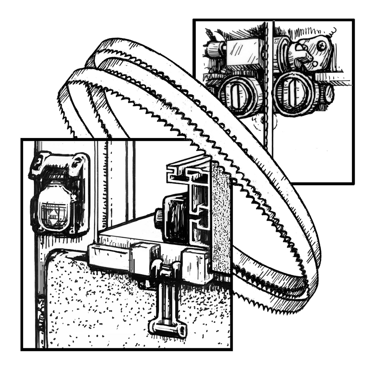 Bandsaw blades and bandsaw accessories