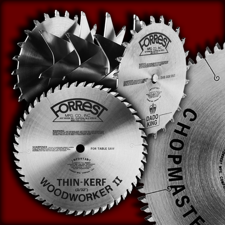Forrest saw blades and dados