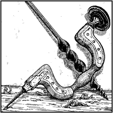 Hand drill and auger bit