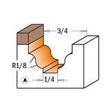 102464: CMT Classical Bead Bit - 1/4" Shank