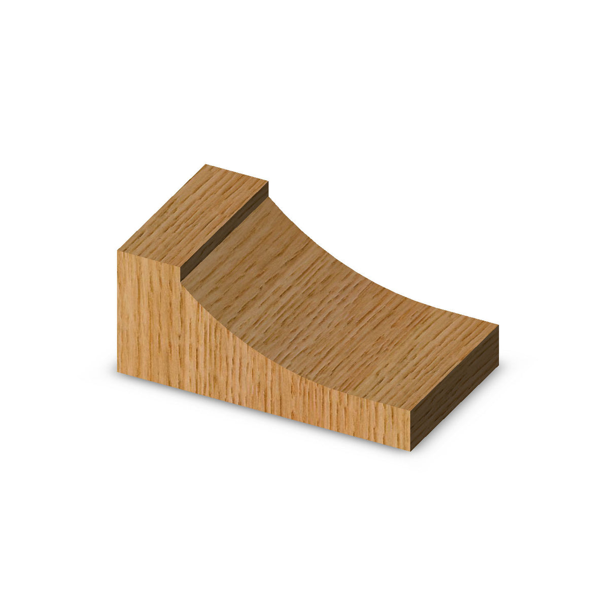 Whiteside Large 3-wing Raised Panel Bit - Cove - 3D profile