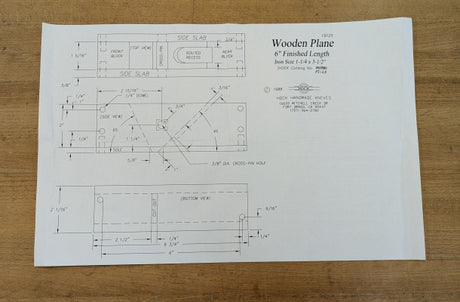 122517: Hock Krenov-style Wooden Plane Plans