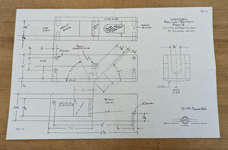 122520: Hock Krenov-style Wooden Plane Plans
