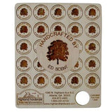 125202: Signature Medallions - "HANDCRAFTED BY" with Tree