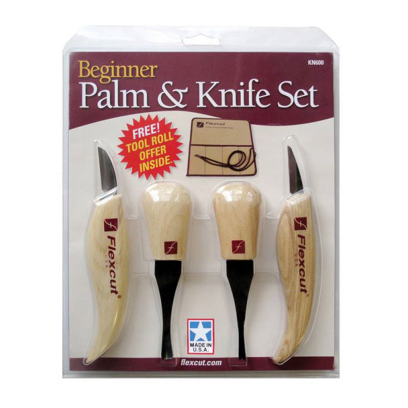 Flexcut Beginner Palm and Knife Set