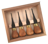 Flexcut Premium Mini Palm Chisels - Set of 4