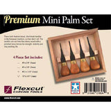 Flexcut Premium Mini Palm Chisels - Set of 4