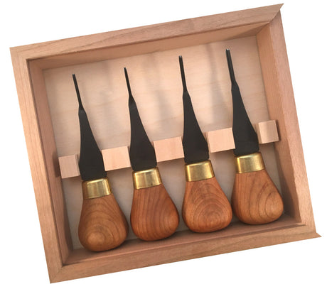 Flexcut Premium Micro Palm Chisels - Set of 4