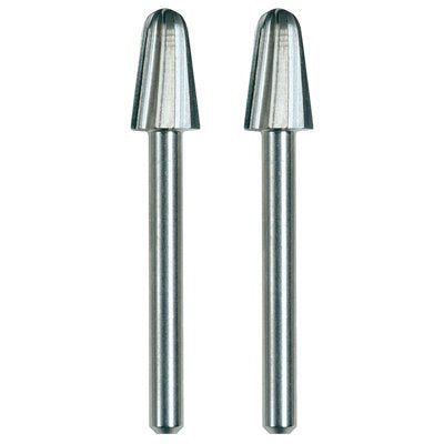 Dremel 1/4 inch Round Nose High Speed Cutter - Pack of 2