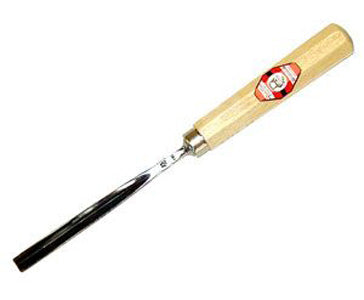 129792: Hirsch #45 V Gouge - 8mm