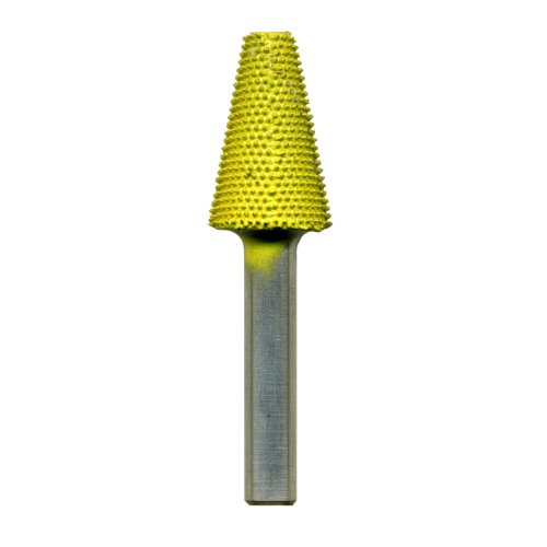 136324: Smooth End Taper Saburr Tooth Carbide Burrs - 1/4 inch Shank