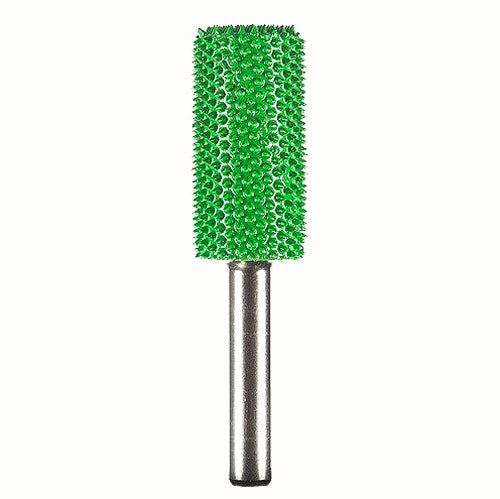 136407: Cylinder Saburr Tooth Carbide Burrs - 1/4 inch Shank