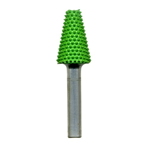 136424: Smooth End Taper Saburr Tooth Carbide Burrs - 1/4 inch Shank