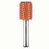 136506: Cylinder Saburr Tooth Carbide Burrs - 1/4 inch Shank