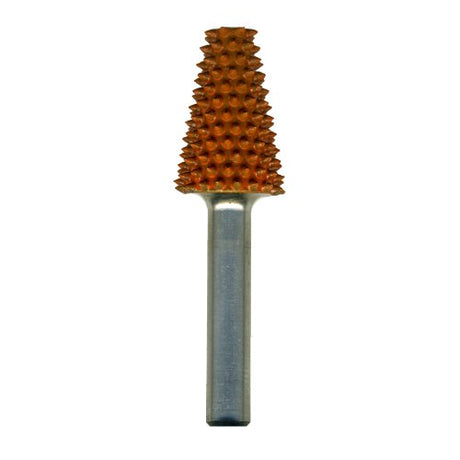 136524: Smooth End Taper Saburr Tooth Carbide Burrs - 1/4 inch Shank