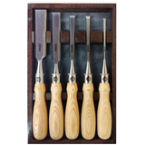 Narex Richter Cryo-Treated Bevel Edged Chisels - Set of 5