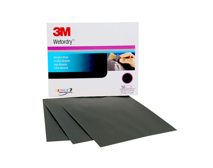 3M Imperial WetorDry Sandpaper Sheets - 9 inch by 11 inch