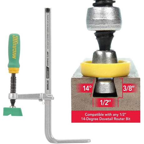 Micro Jig MATCHFIT Dovetail Clamp AP