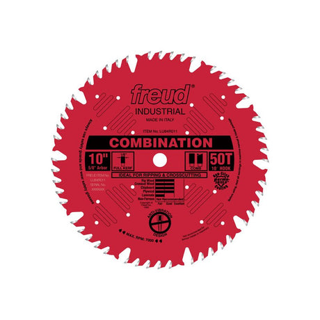 Freud Combination Blade: 10" x 50 Tooth - 1/8" Kerf