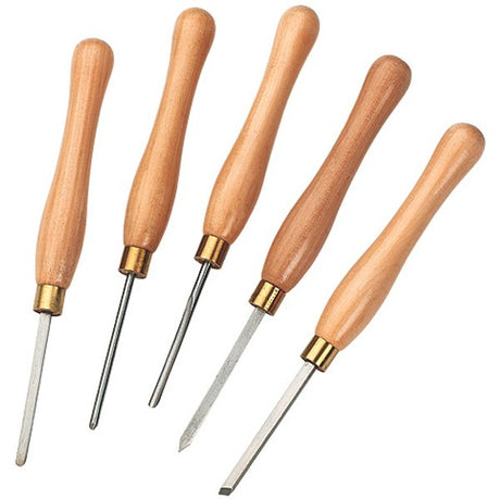 Steelex 5-Piece HSS Mini Turning Set