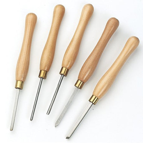 Steelex 5-Piece HSS Mini Turning Set