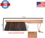 Premium Horsehair Bench Brush with Hardwood Handle