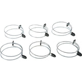 Shop Fox Double Loop Squeeze Hose Clamp - Pack of 6