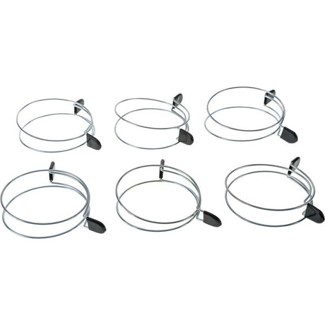 Shop Fox Double Loop Squeeze Hose Clamp - Pack of 6