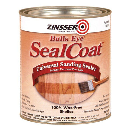 SealCoat Dewaxed Shellac Sealer Quart