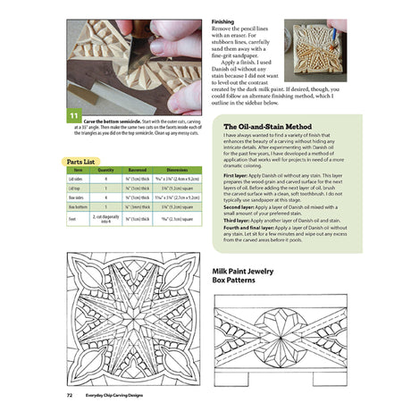 Everyday Chip Carving Designs