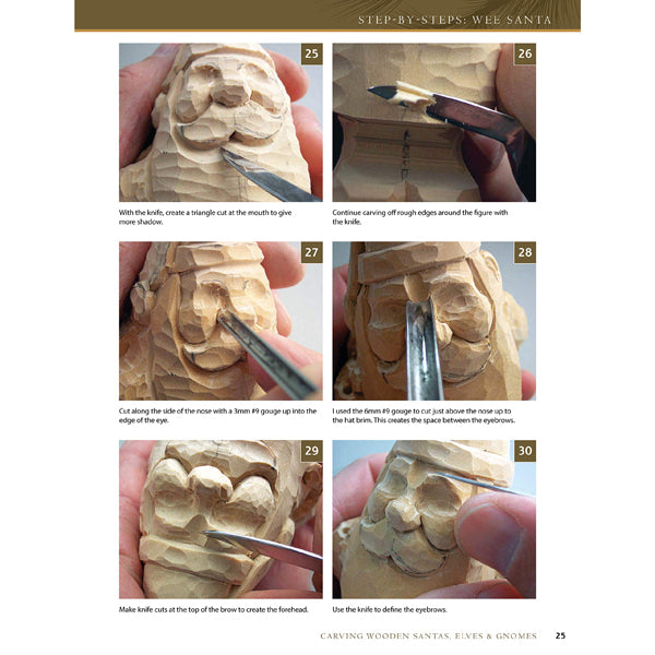 Carving Wooden Santas, Elves & Gnomes